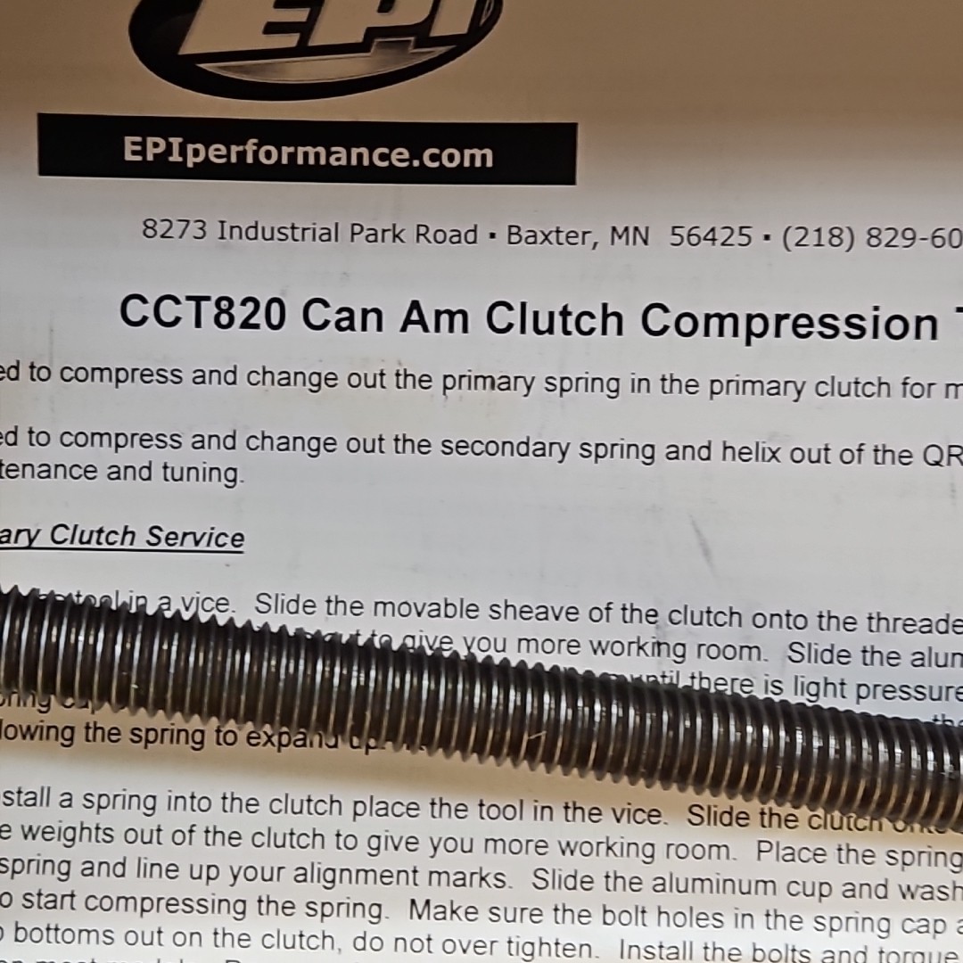 EPI Performance Clutch Compression Tool – CCT820