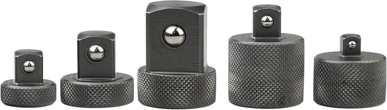 K351 Low Profile Impact Socket Adapter Set – Durable Chrome-Moly Steel, 5 Pieces