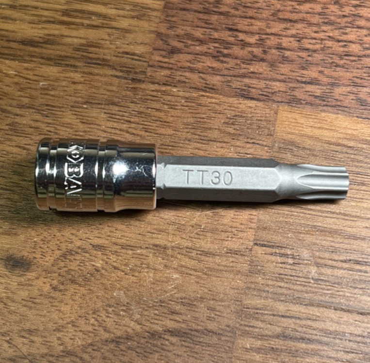 Kobalt 1/4″ Drive Standard & Tamper Torx Driver Sockets PICK YOUR SIZE Star Bit