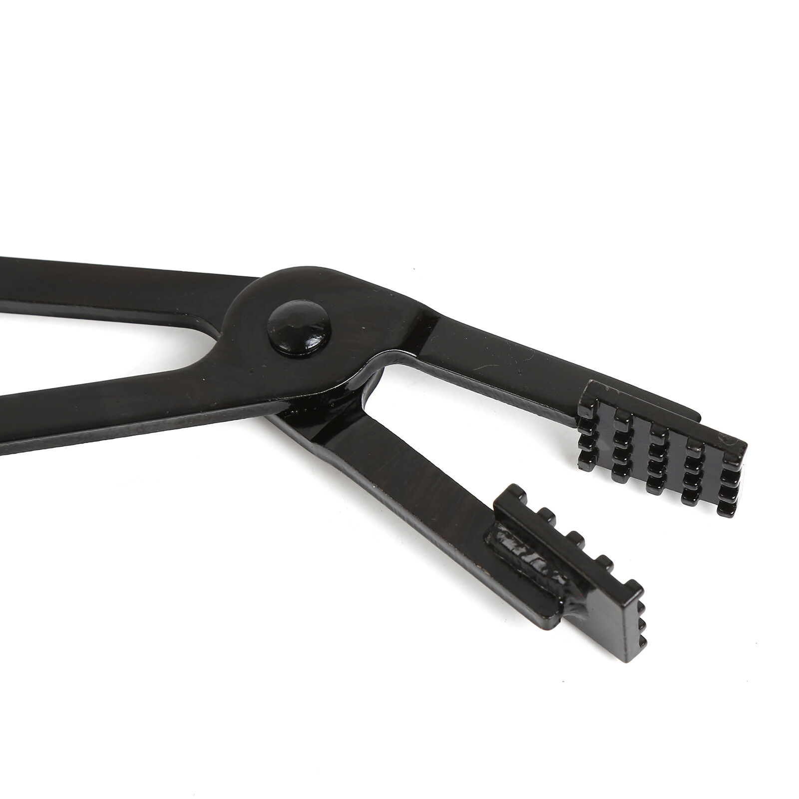 Angled Long Hose Clamp Pliers 17″ Hard Reach, Universal 35 Degree Double Jointed