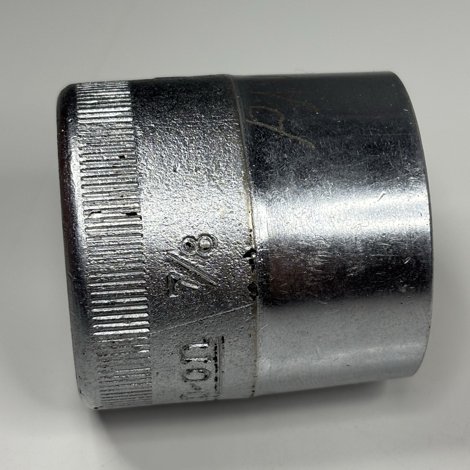 Snap On Tools #428 1/2 Dr 8Pt SAE 7/8 Shallow Double Square Socket USA VTG 1939