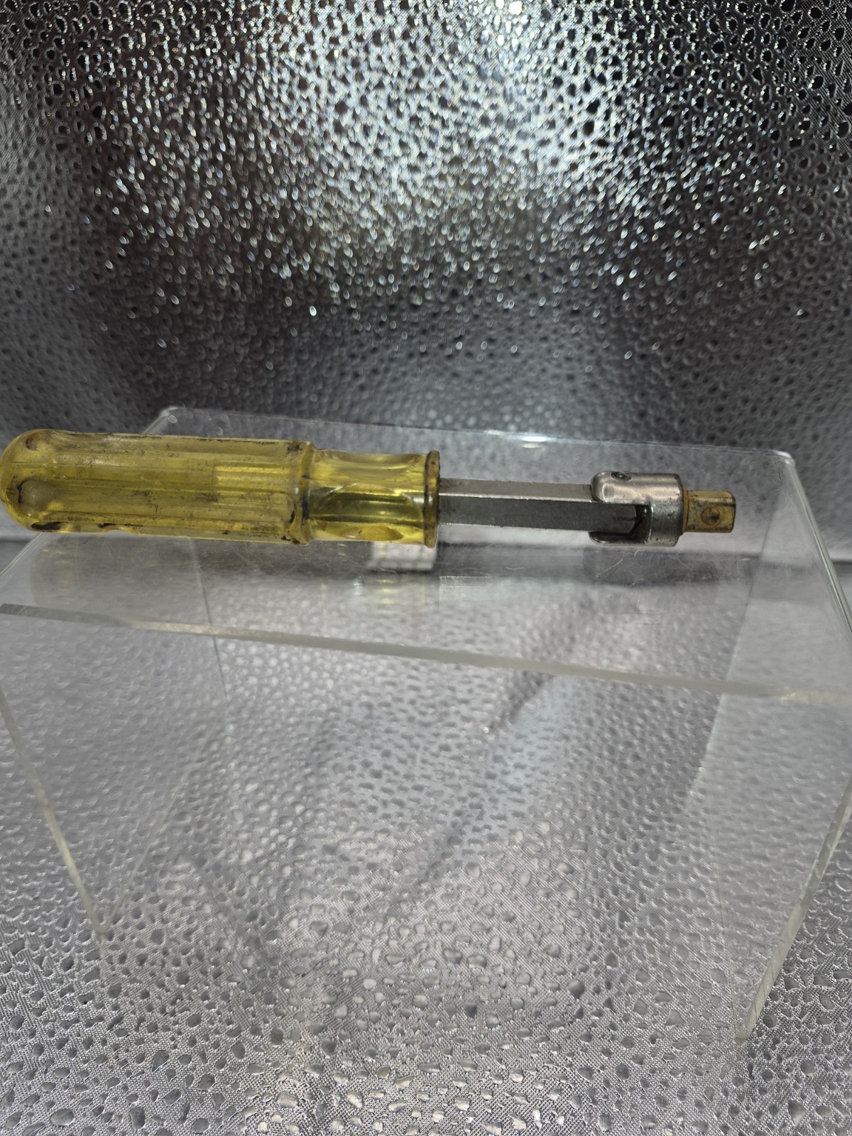1/4″ Drive Flex head Breaker Spinner Handle Yellow Plastic