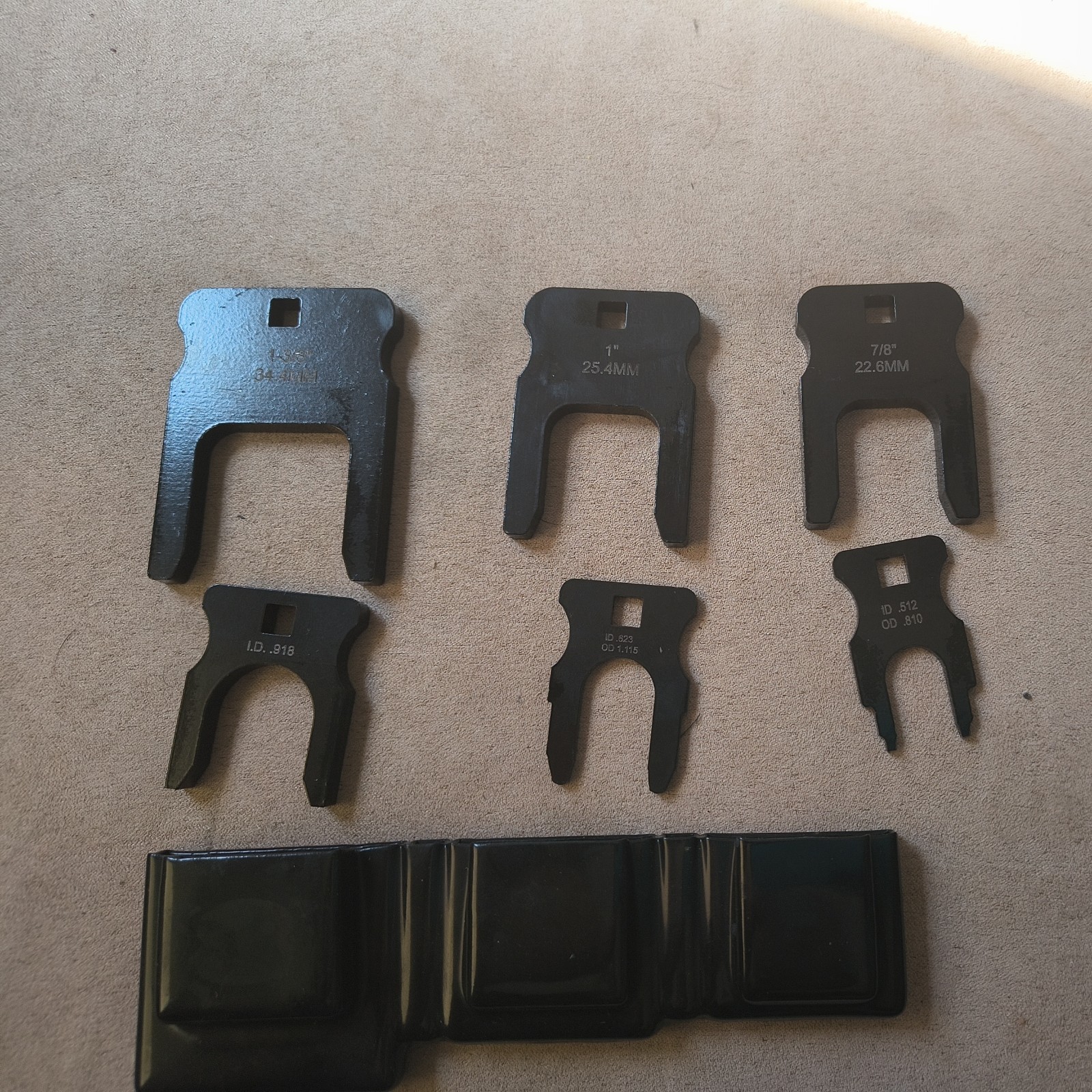 Lisle Tools 6pc Low Profile DEF & Fuel Line Disconnect Set w/ Holder #38410