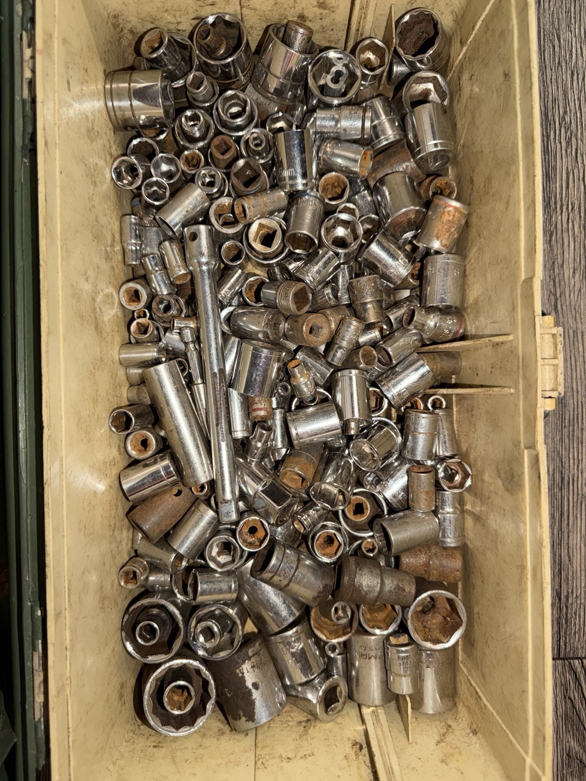 Lot Of Sockets Variety Of Sizes With Box