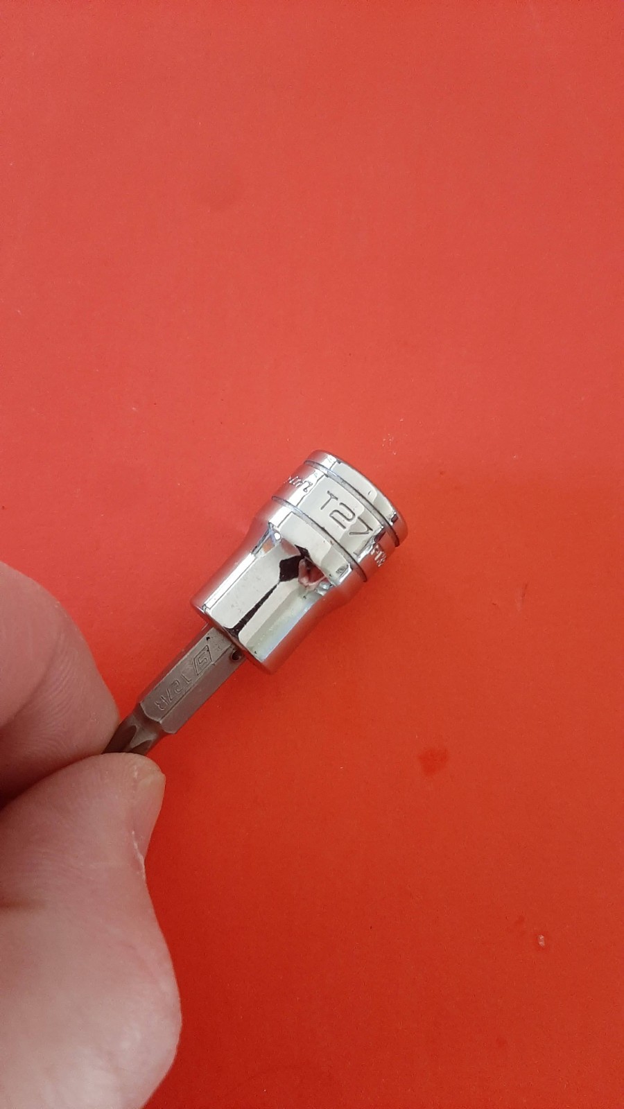 Snap-on T27 FTXR27E Tamper Resistant Torx Bit Socket Driver 3/8″ Drive READ!