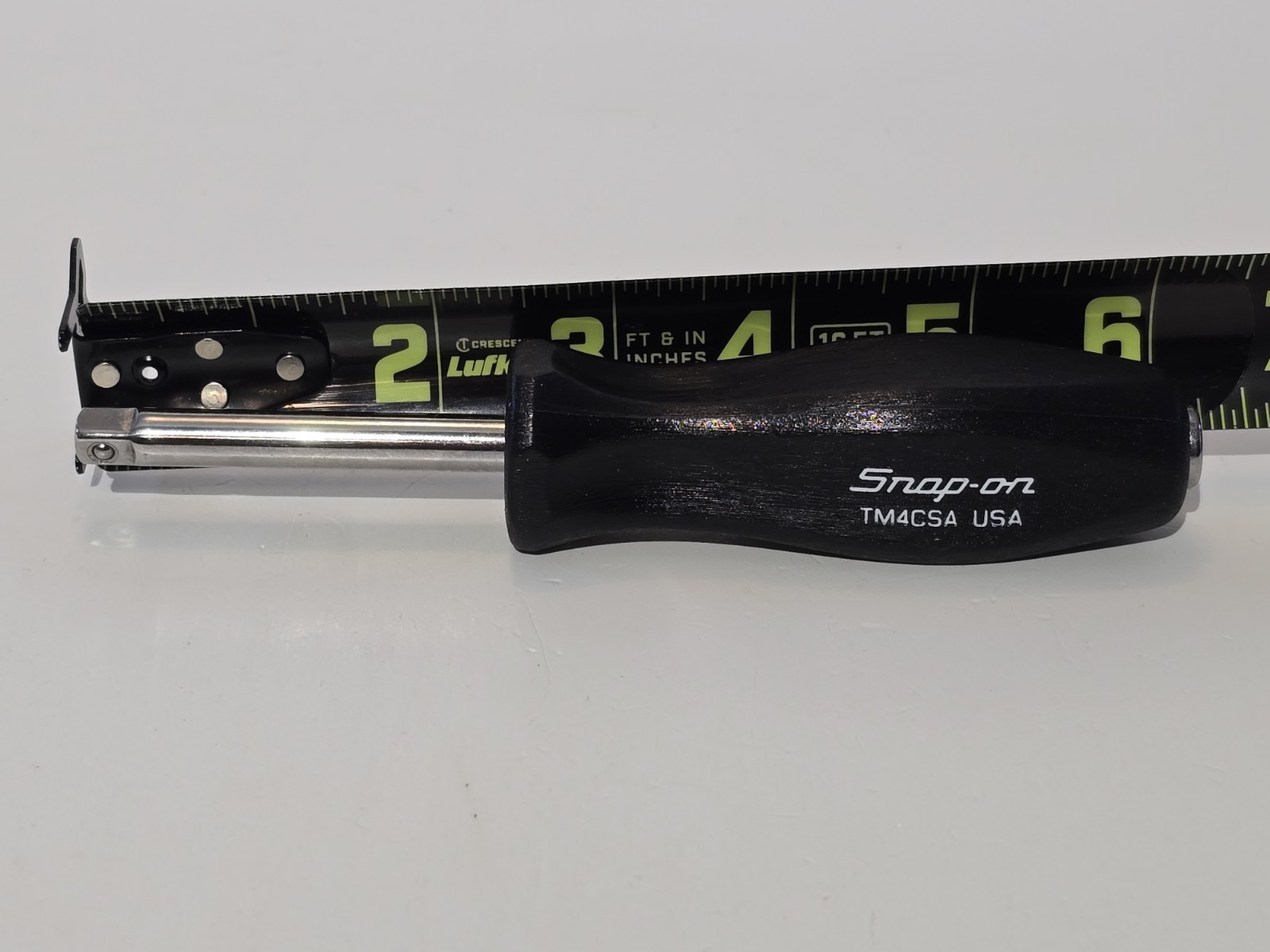 NEW! 🇺🇸 Snap-on Tools USA BLACK Hard Handle 1/4″ Standard Shank Driver TM4CSA