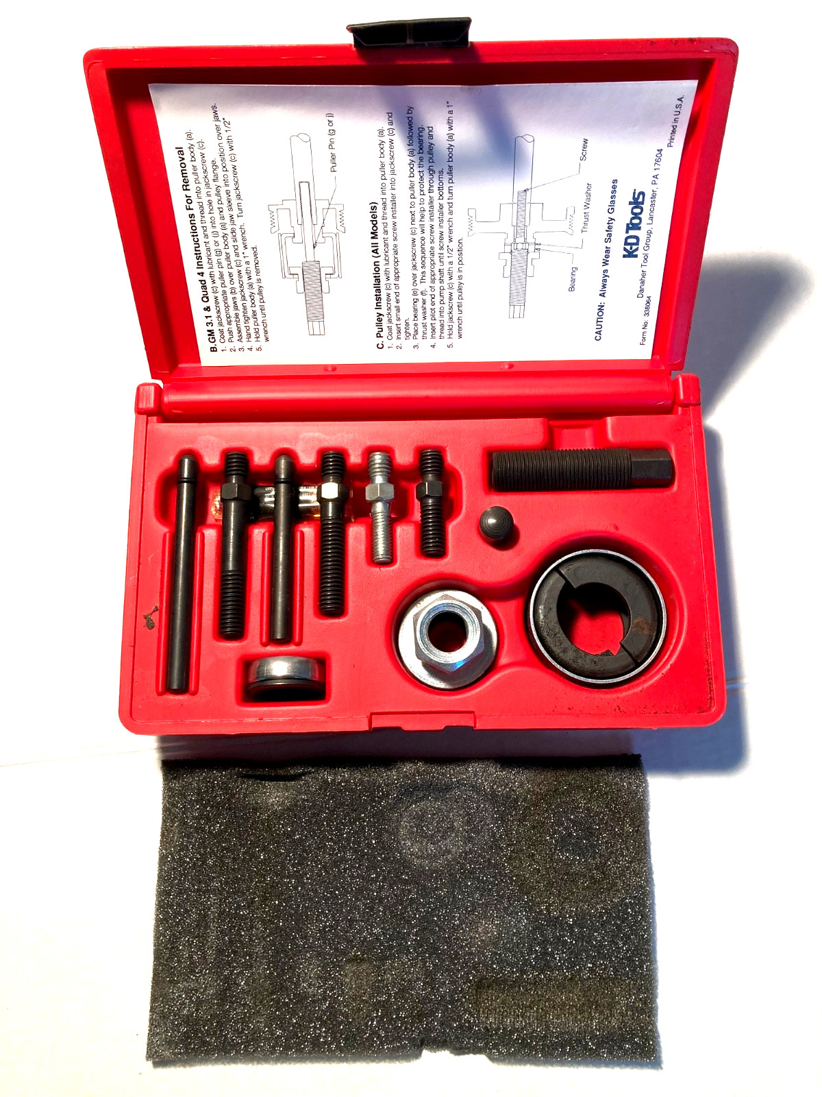 KD Tools K-D 2897 Pulley remover/Installer Set