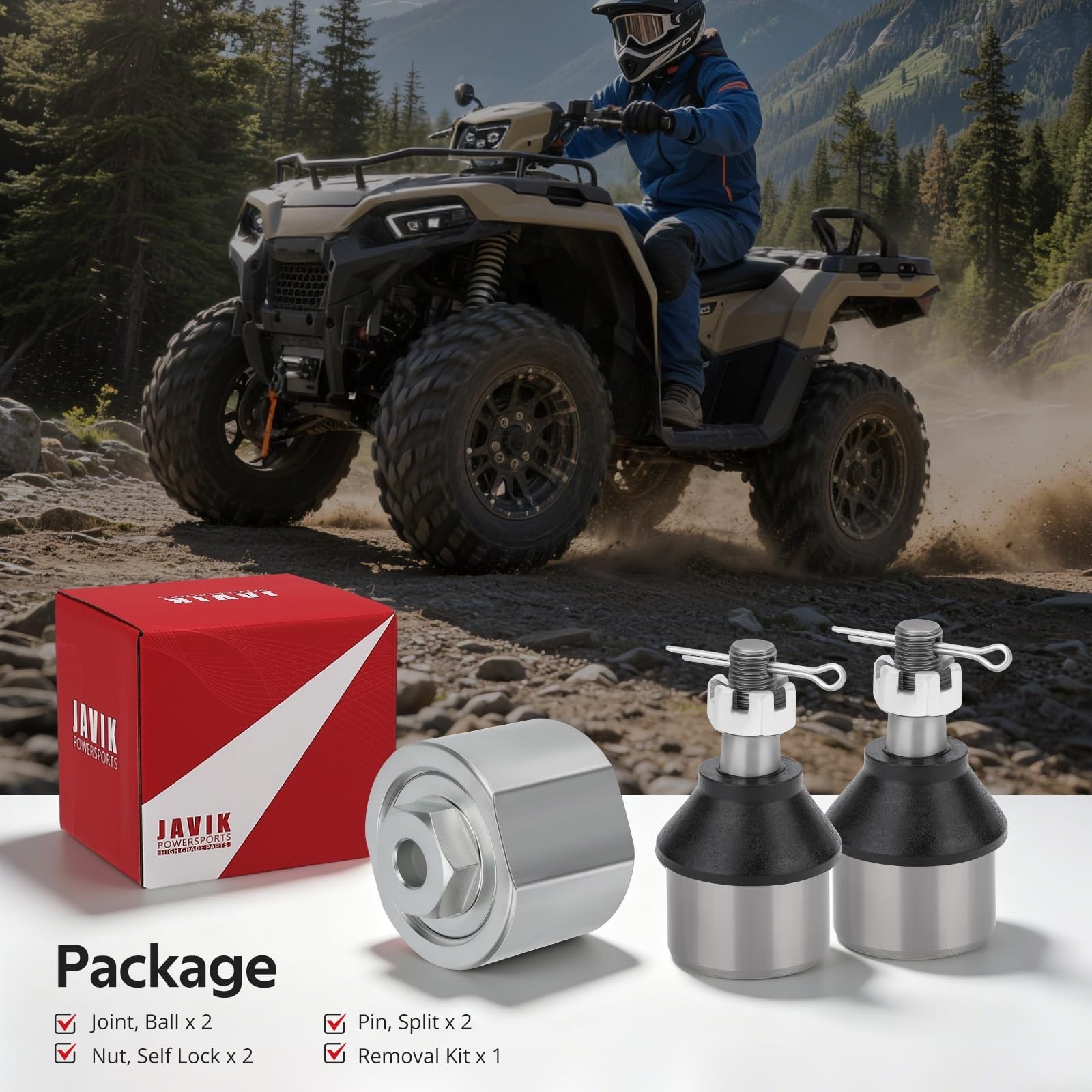 Ball Joint & Puller Removal Tool Kit for ATV UTV Polaris Sportsman Ranger Xplore