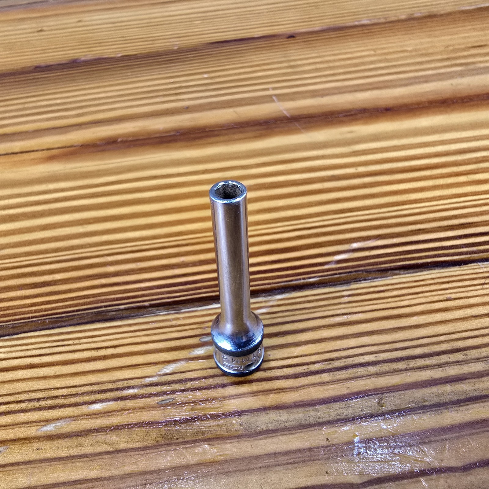 Snap On 1/4″ Drive 4MM 6PT Deep Chrome Socket STMM4 NICE!