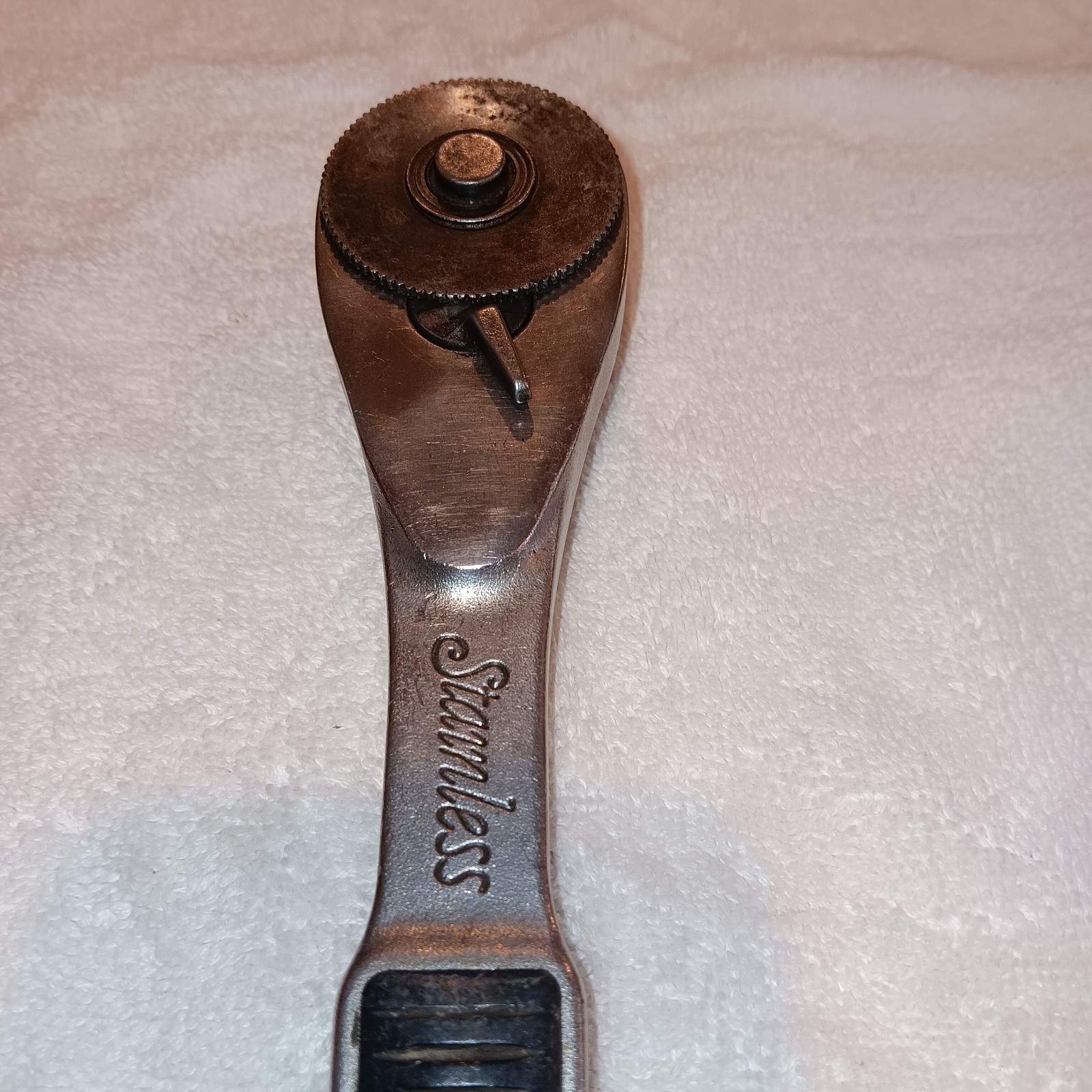 Vintage Craftsman 1/2″ Drive Stainless Steel 43763 Ratchet Socket Wrench Tool