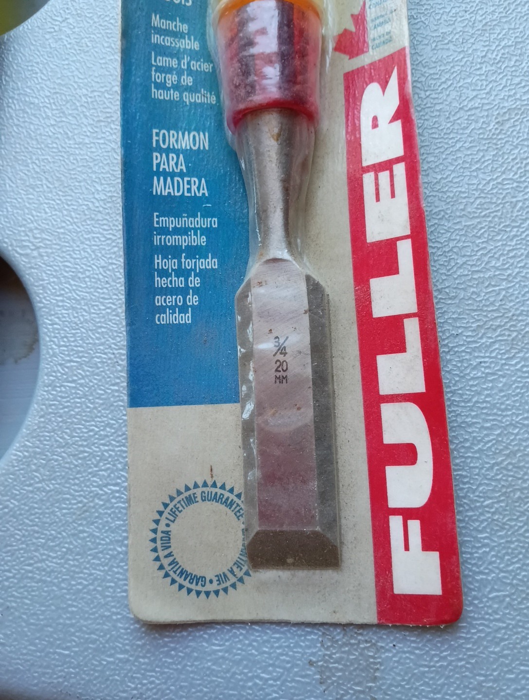 Fuller 3/4” Wood Chisel 300-0098 20mm New Old Stock –