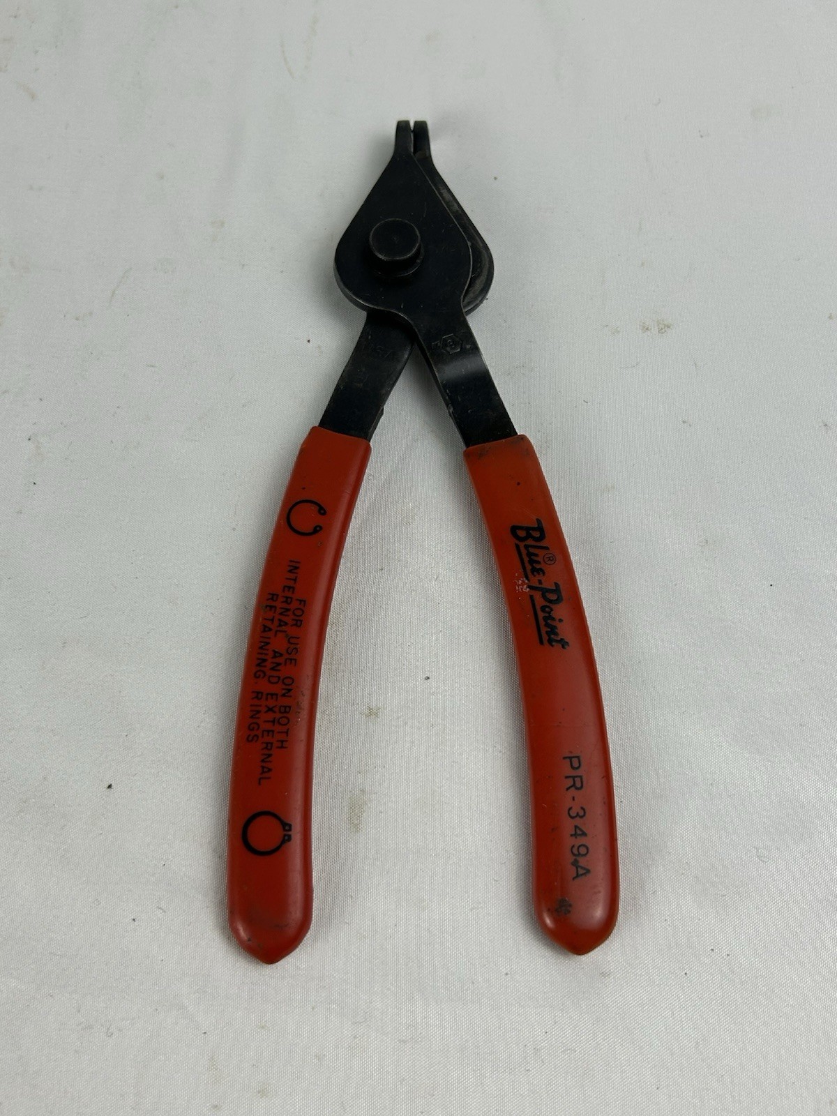 Blue Point Tools USA 7″ Internal External Retaining Ring Pliers 90° Tip PR-349A