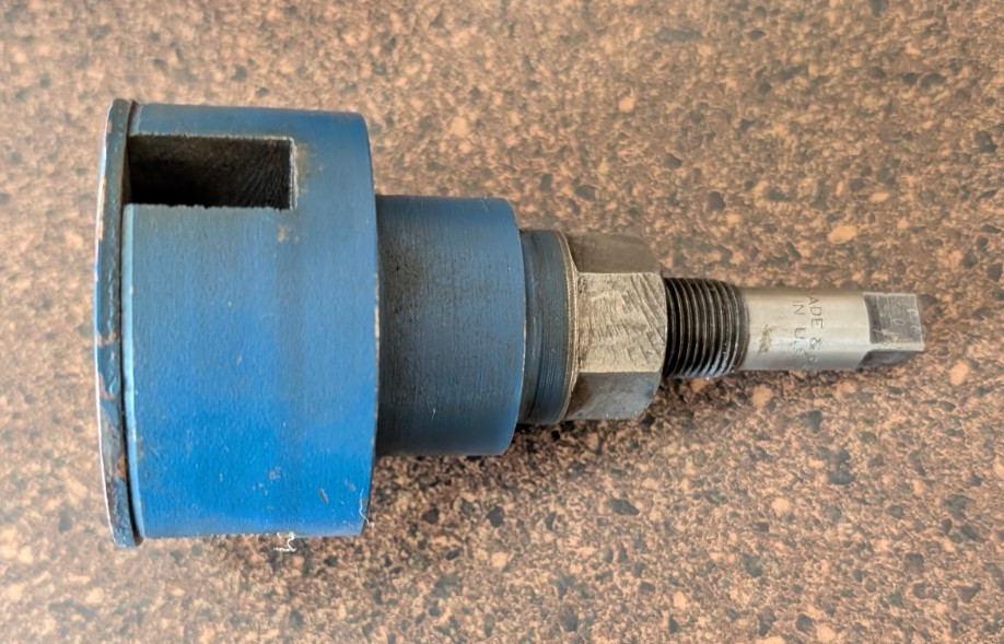 Vintage Cylinder Ridge Reamer With Original Tin Box
