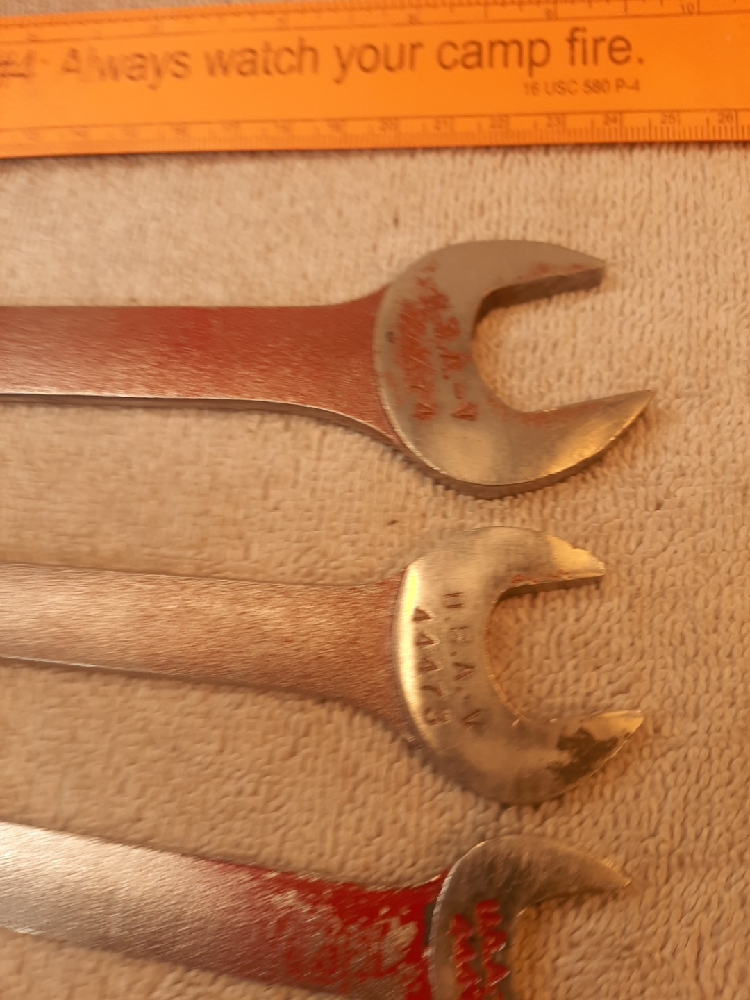 Vintage Craftsman 4pc SAE Tappet Wrench Set -V- 44475. 44474, 44473, 44472, USA