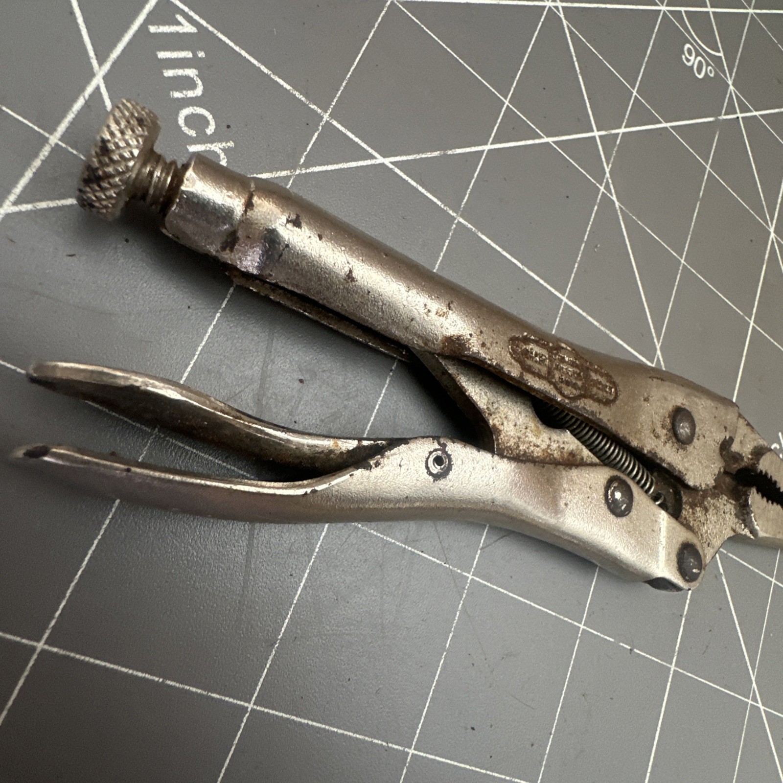 Vintage Peterson Dewitt USA 6″ Long Nose Vise Grip Pliers No 6LN