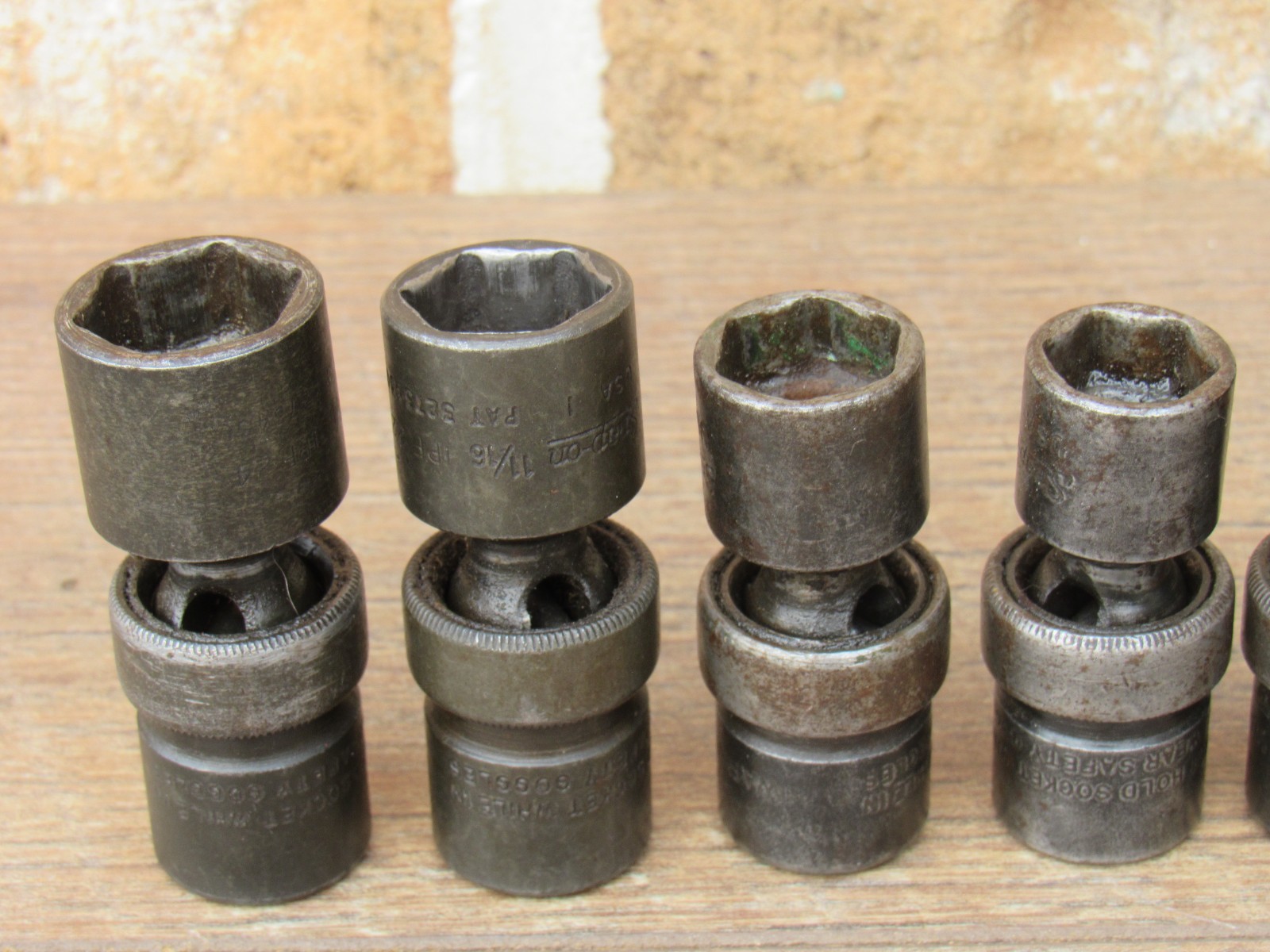 SNAP ON 207IPF 3/8″ DR 3/8″ – 3/4″ SAE IMPACT FLEX SWIVEL SOCKET SET IPF12 – 24
