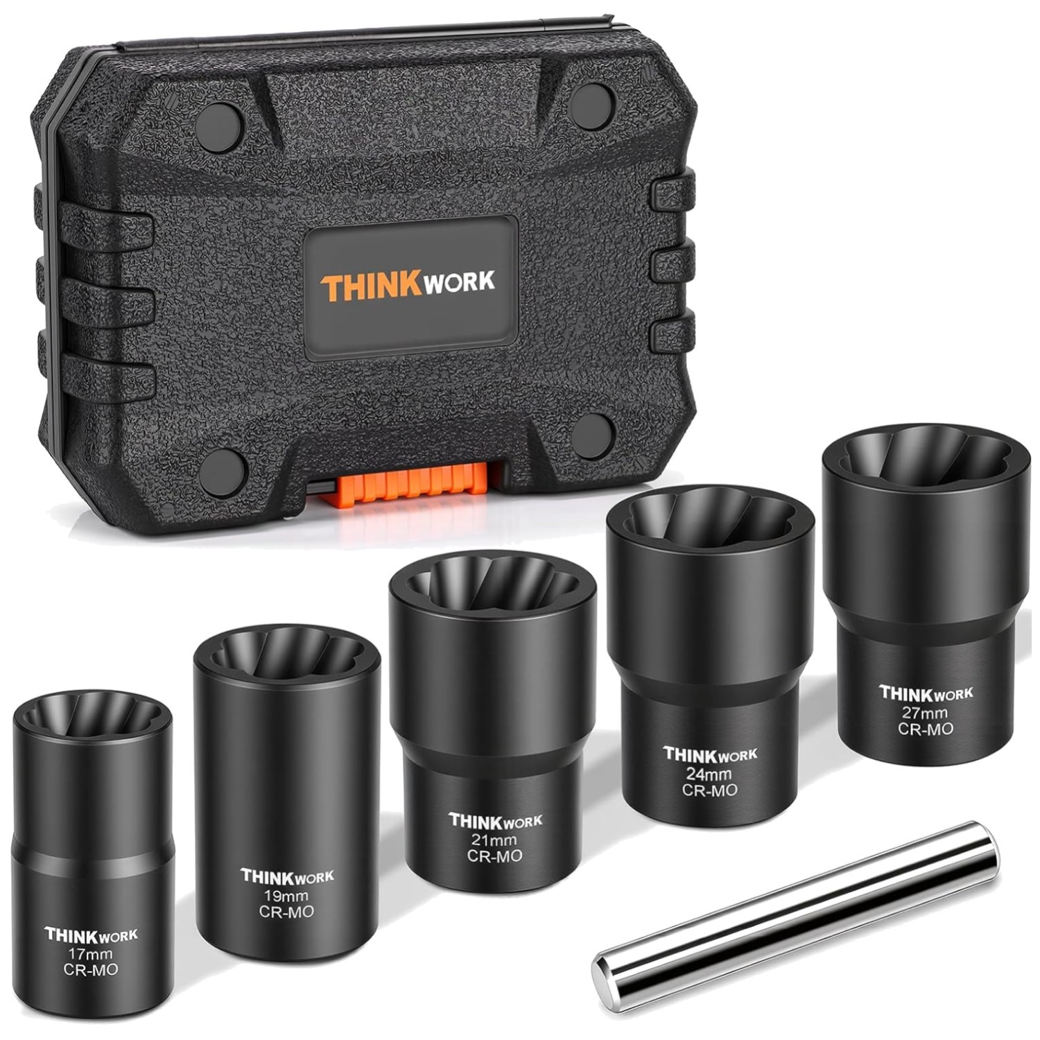 1/2-inch Drive Bolt Extractor Socket Set