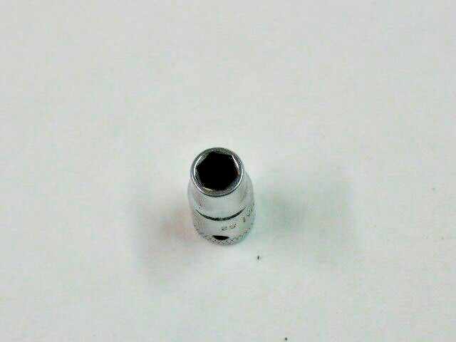 Mac Tools 6mm 6 Point Shallow 1/4″ Drive Chrome Socket #M6 6MM