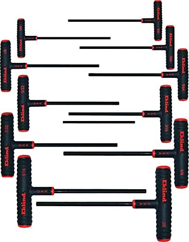 Eklind 60911 Power-T Handle Hex Key Allen Wrench – 11pc set SAE Inch