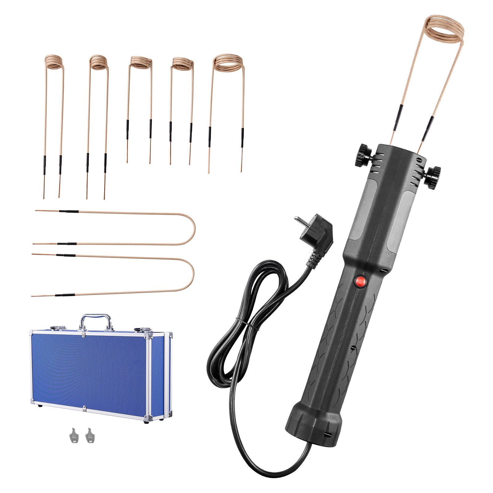 1100W Induction Bolt Heater Kit with 8 Coils, Fast Rust Removal Tool