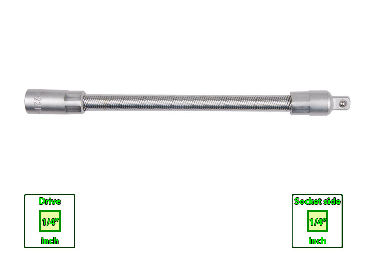 1/4” Drive Flexible Extension Bar 150mm 6” KING TONY 1/4inch to 1/4inch