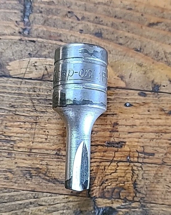 Snap On 1948 3/8″ Drive 5/16″ Chrome Clutch Bit Driver Socket USA, F-30