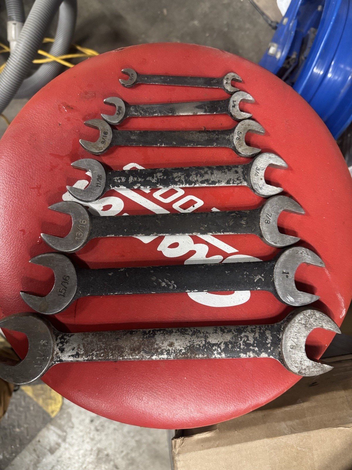 billings wrenches set 7 piece open ended wrench