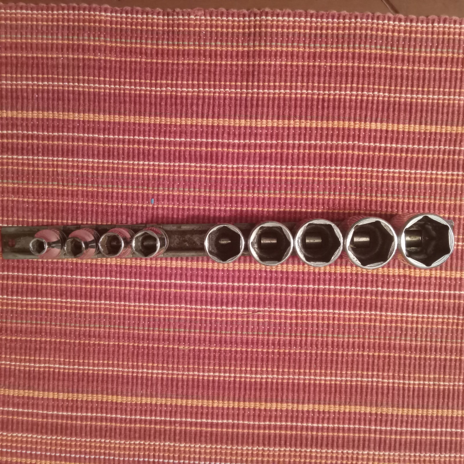 Snap On FS Series 3/8″ Drive Socket Set 6 Point 1/4″ To 7/8″ Missing 1/2″