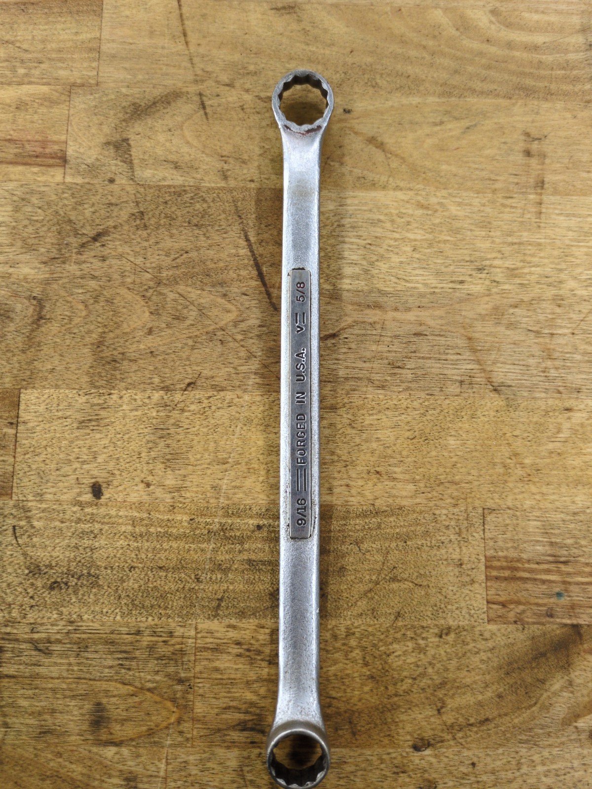 VINTAGE CRAFTSMAN =V= OFFSET BOX WRENCH 9/16″X 5/8″ USA