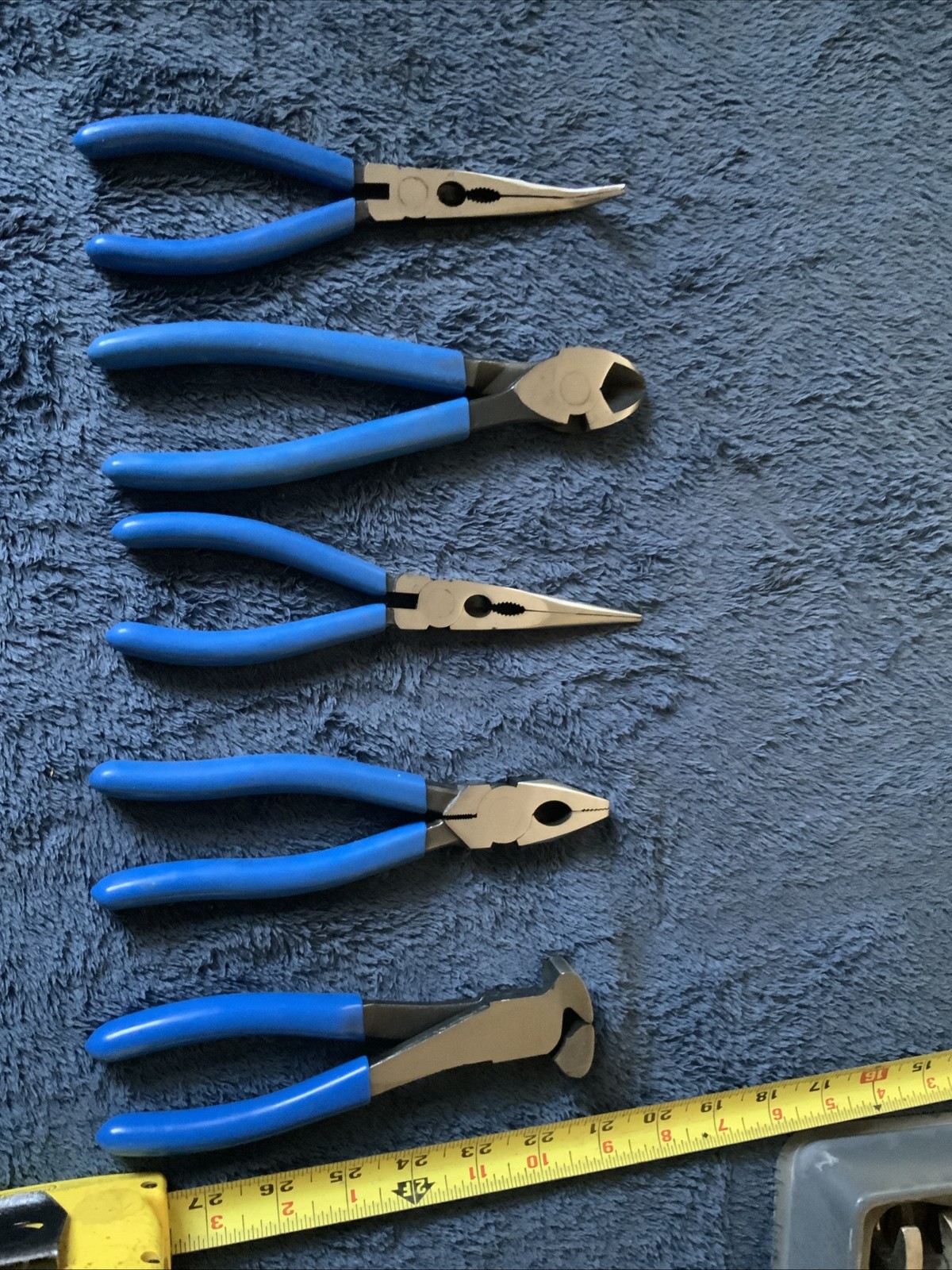 Blue Point 5pc Pliers….good Shape….