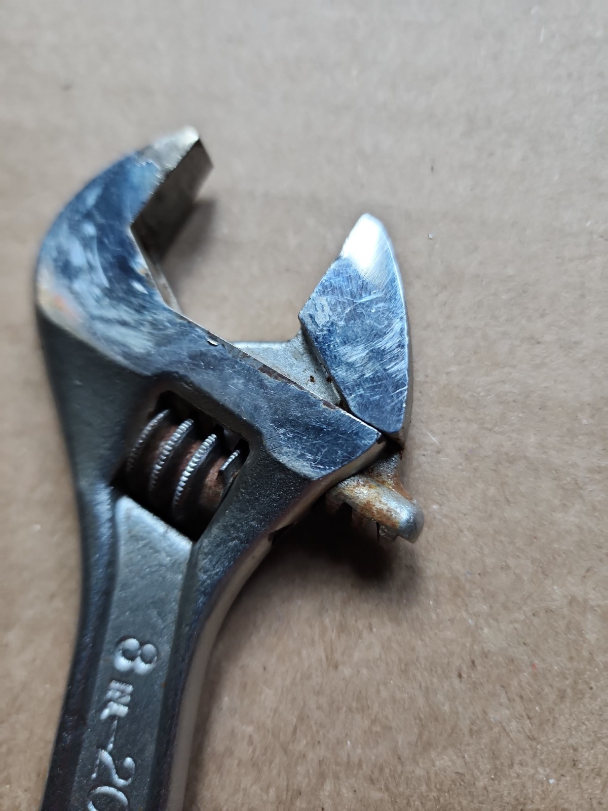 8in.- 200mm. Cresent Adjustable Wrench Made In U.S.A
