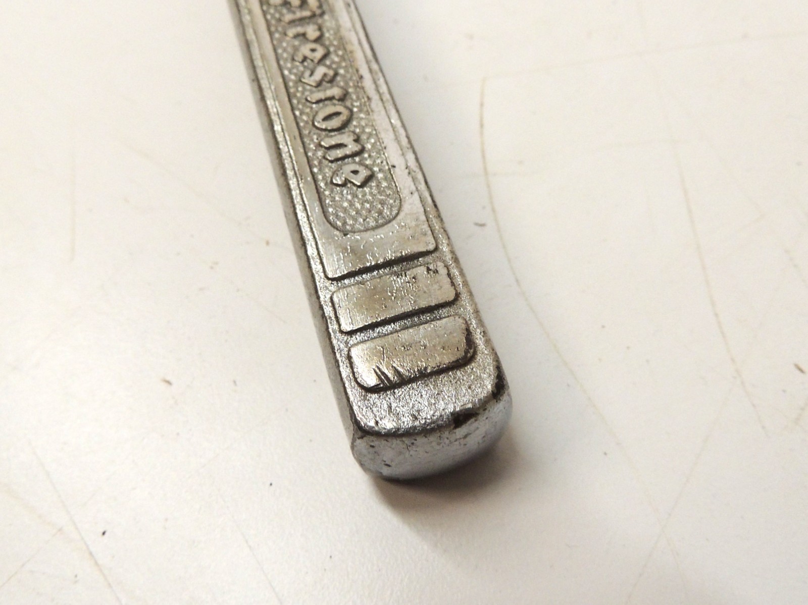 Vtg Firestone Tire 1/2″ Drive Chrome Ratchet Tool Automotive Machinery