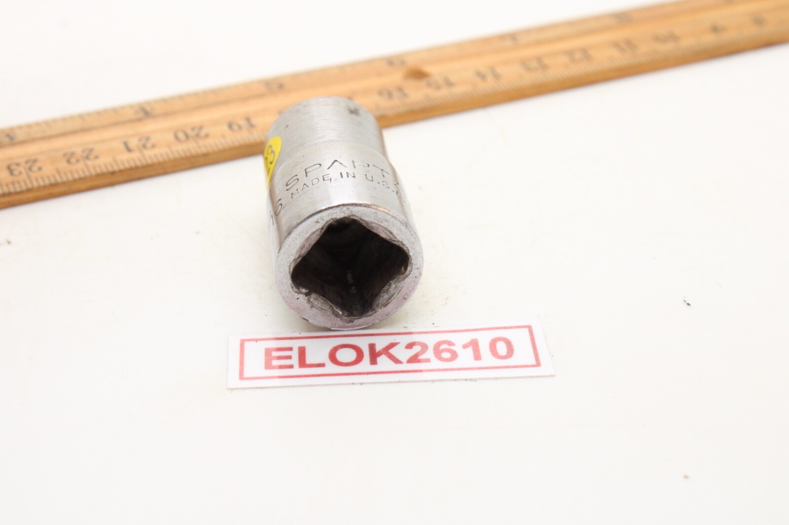 Sparta CT-1218 9/16″ 1/2″ Drive 12 Point SAE Chrome Socket USA
