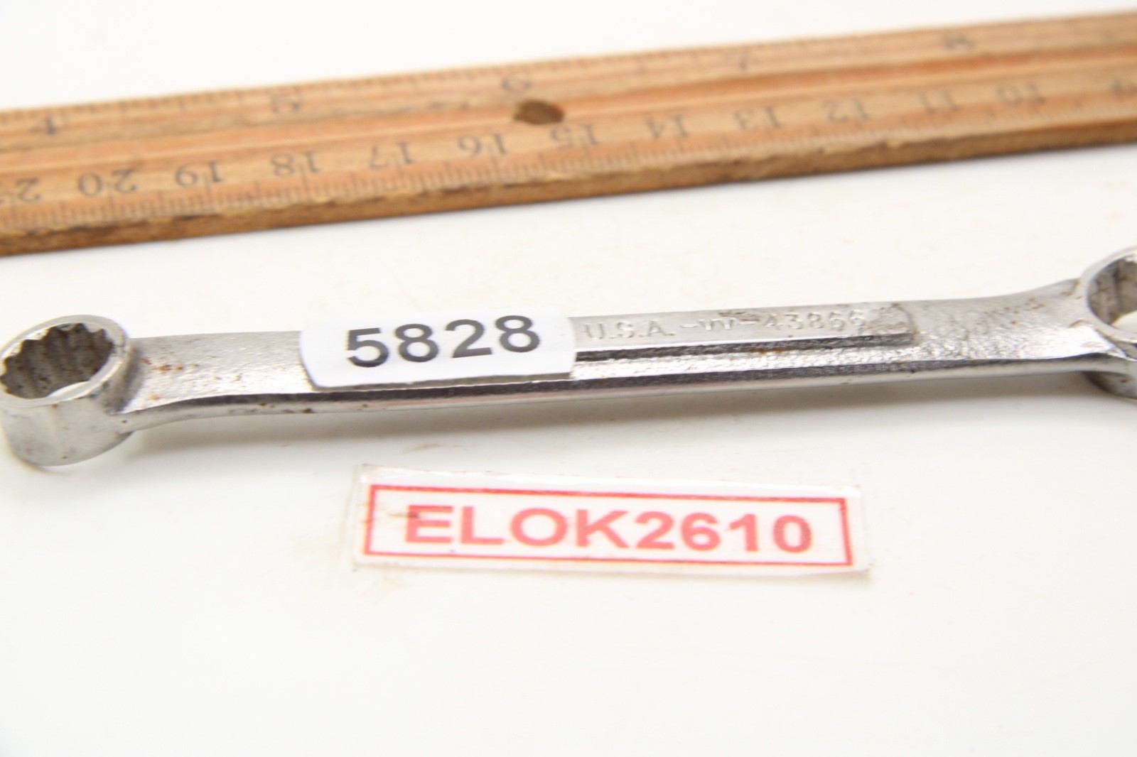 Craftsman VV-43866 3/8″ x 7/16″ 12 Point SAE Box End Wrench 4-3/8″ USA
