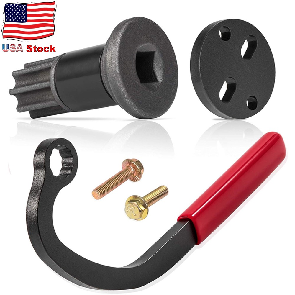 For Dodge Cummins Engine Barring Tool Injection Pump Gear Puller Lock Nut Wrench