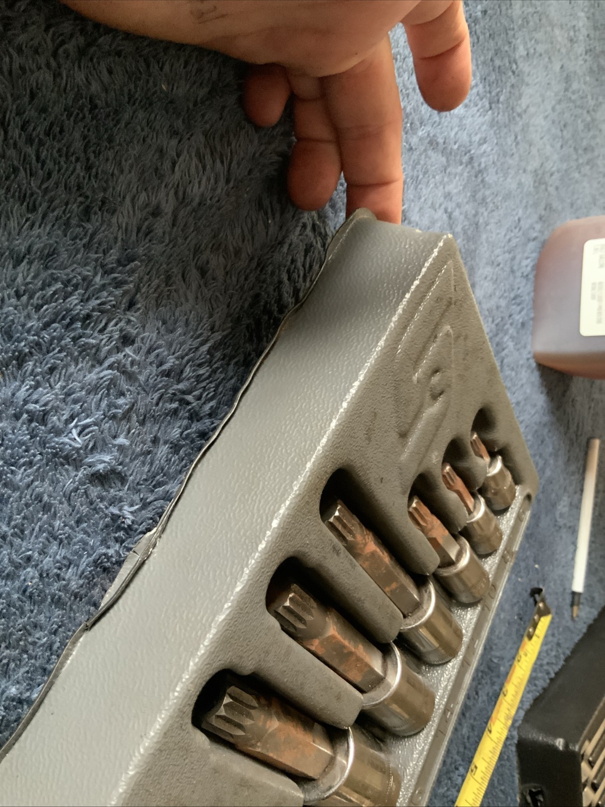 Snap On Triple Square Socket Set…metric,,,,surface Rust…..