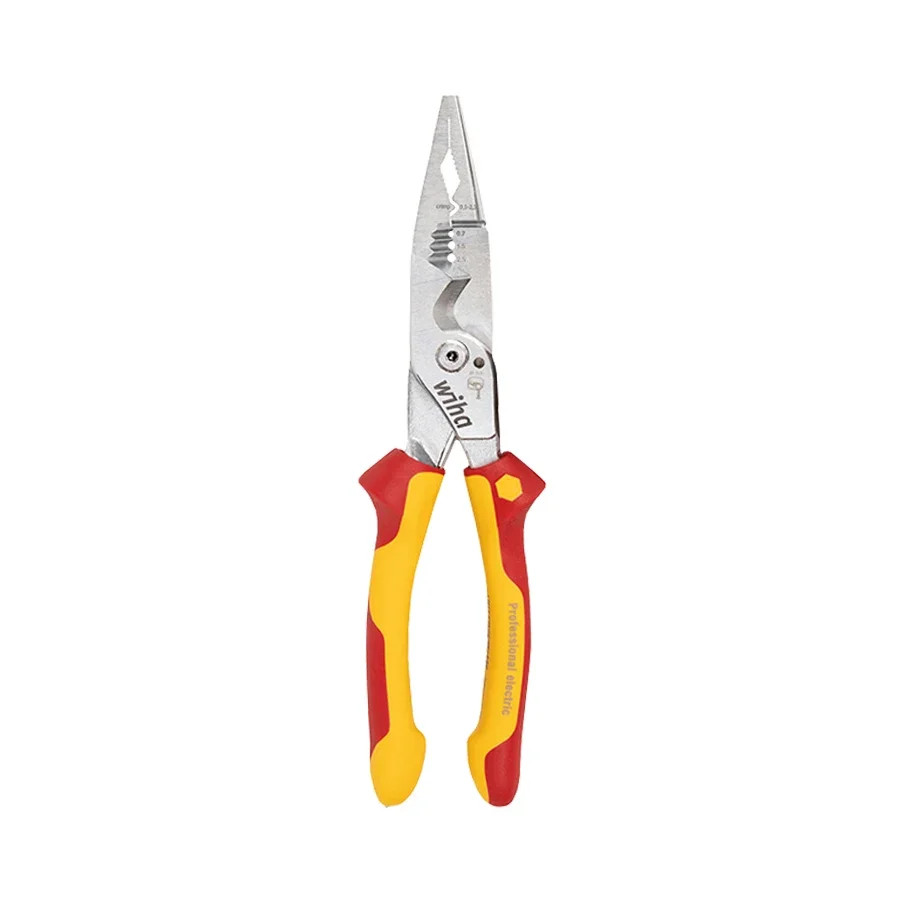 Insulated Pliers 1000V VDE Snip Nose Wire Stripping Plier Electrician Hand Tool