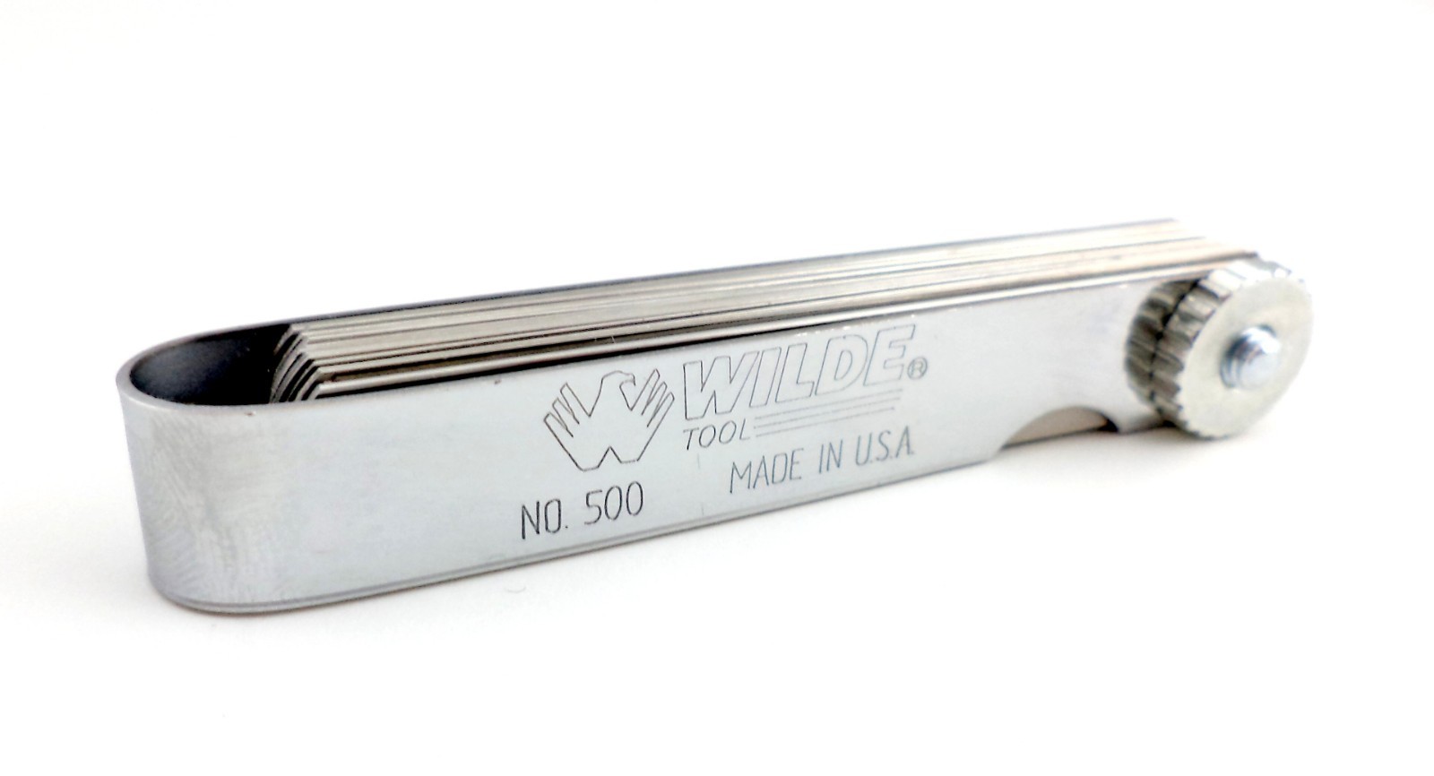 Wilde Master Feeler Ignition Gauge 25 Blades .0015 to .035 Made in USA 500-BB