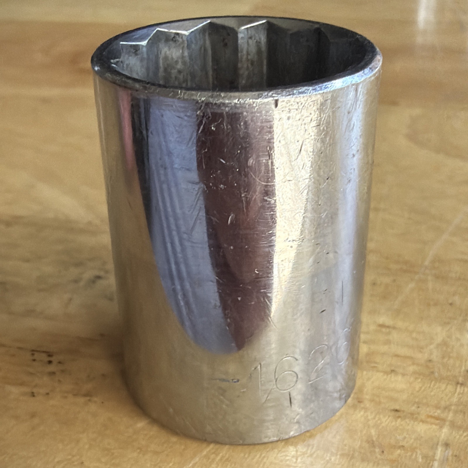 Challenger by Proto Tool 13/16″ Shallow Socket 1/2″ Drive 12 Point 1626 USA READ