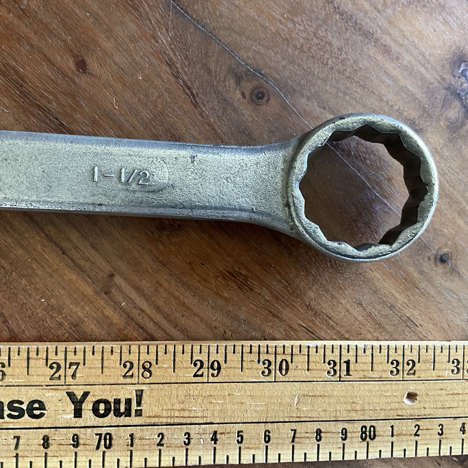 Vintage 7040B Fairmount Tool 12 Point Double Box End Wrench 1-7/16″ x 1-1/2″ USA