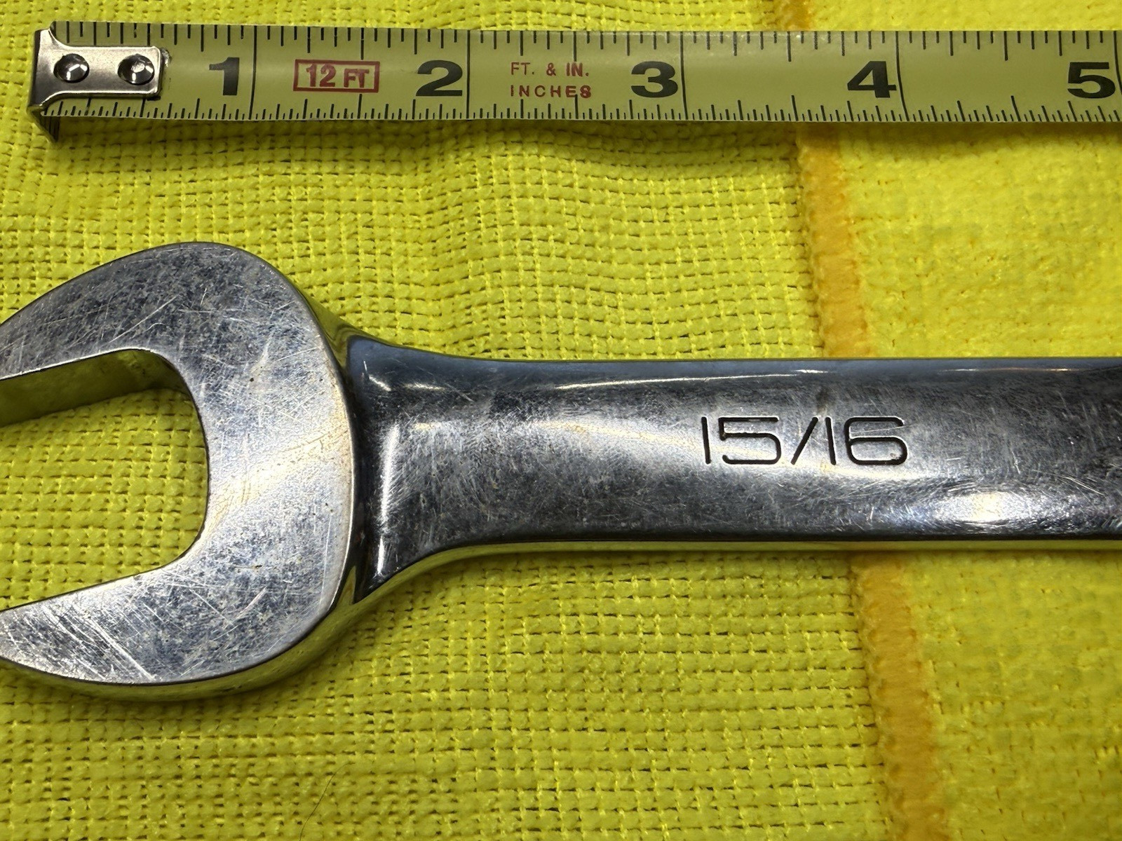 SNAP ON TOOLS NO. OEX30B SAE 15/16″ FLANK DRIVE 12-PT COMBINATION WRENCH