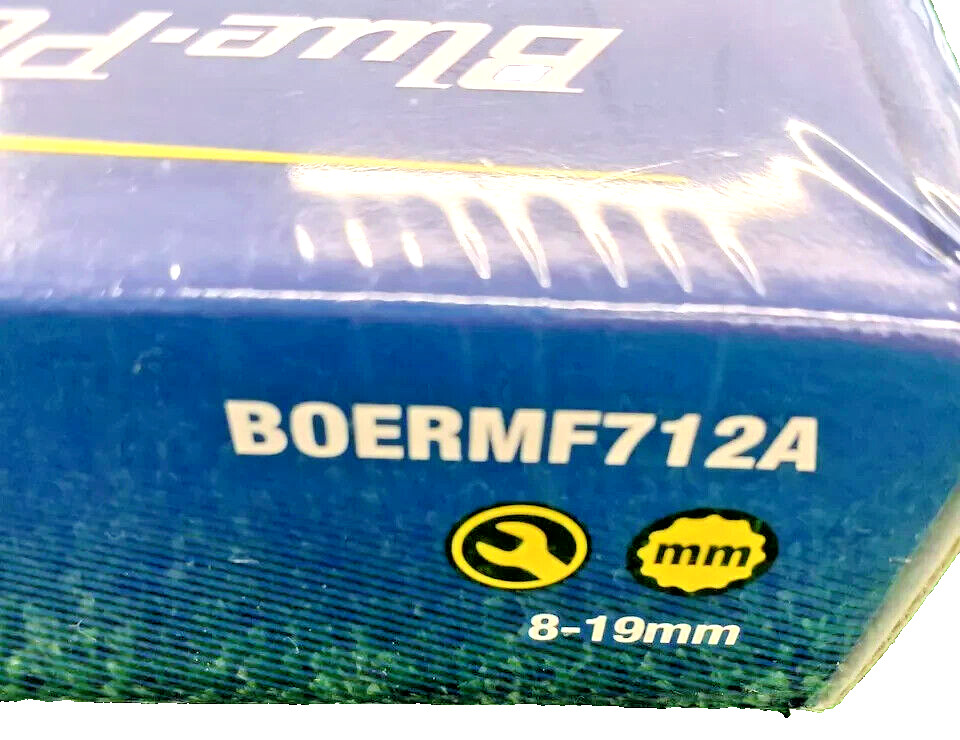 New Blue-point BOERMF712A 8 thru 19 mm 12-point box Flex Ratchet Wrench Set