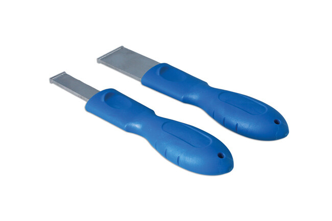 Laser 8107 Scraper Set With Tungsten Carbide Tips 2 Piece