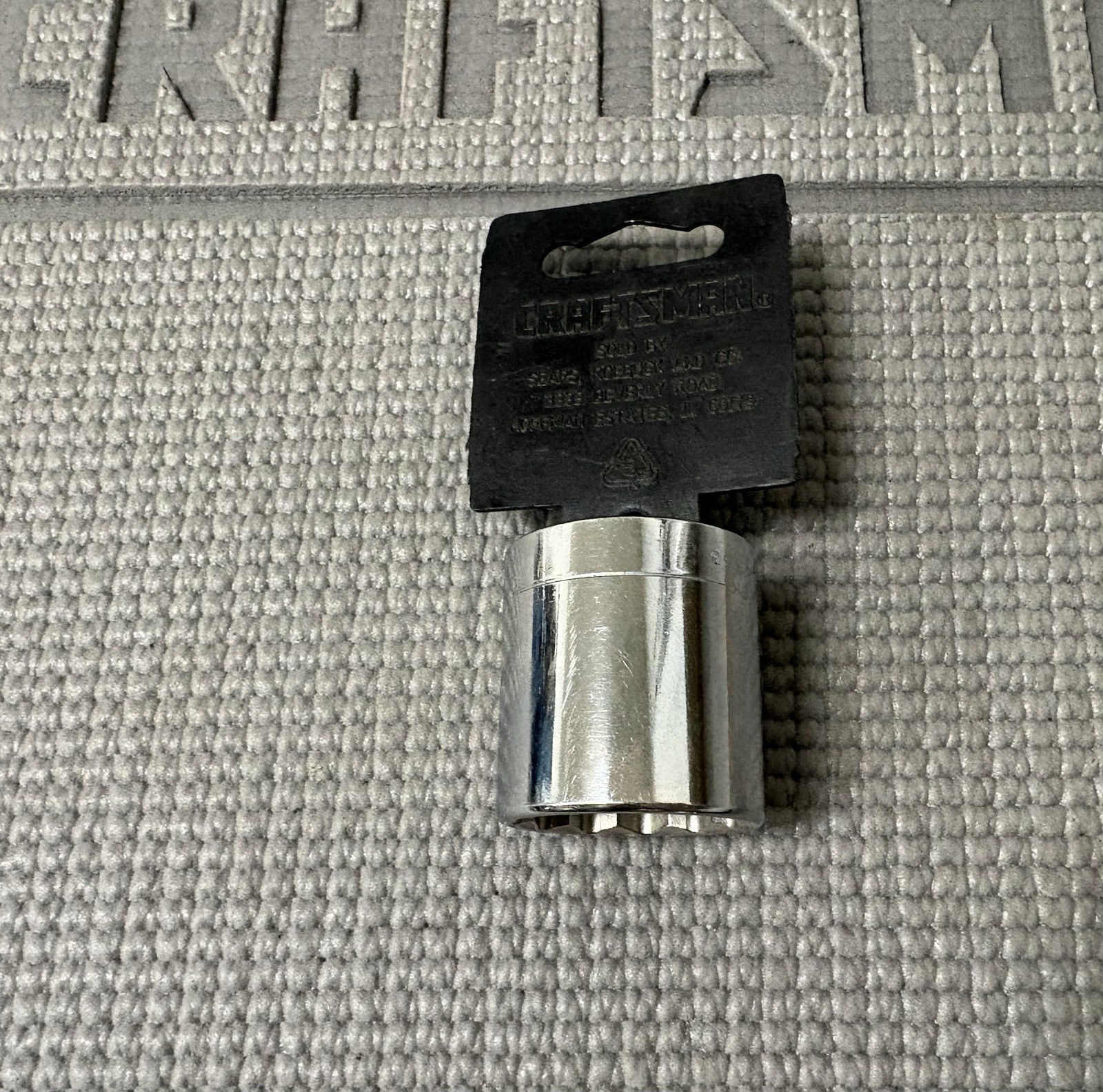 NOS Sears Craftsman USA 3/8” Drive 1”Socket 12 Point 44353 GK Rare Size