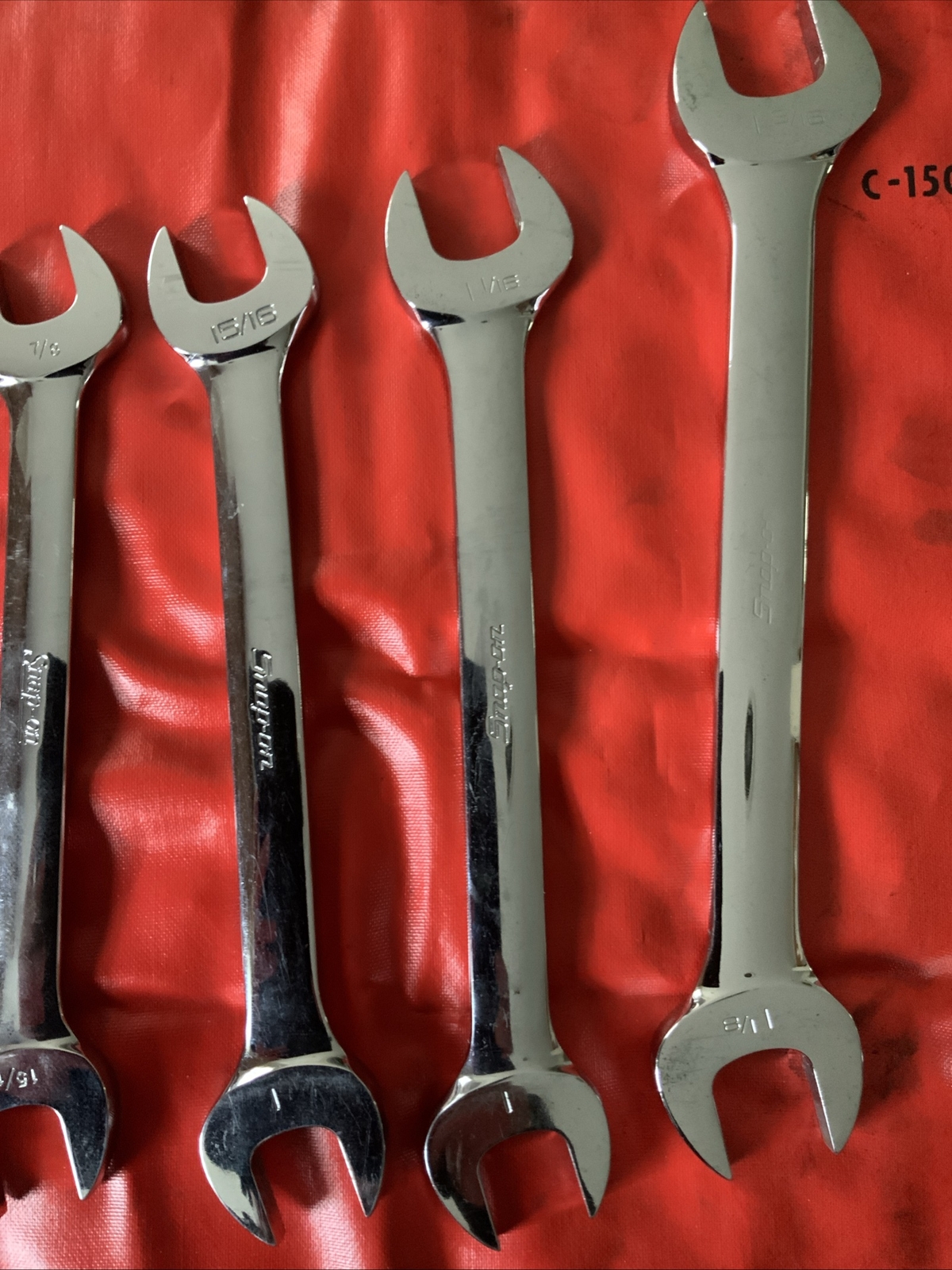 Snap On 15pc Double Open End Wrench Set, 1/4 Up To 1 5/16….sae….