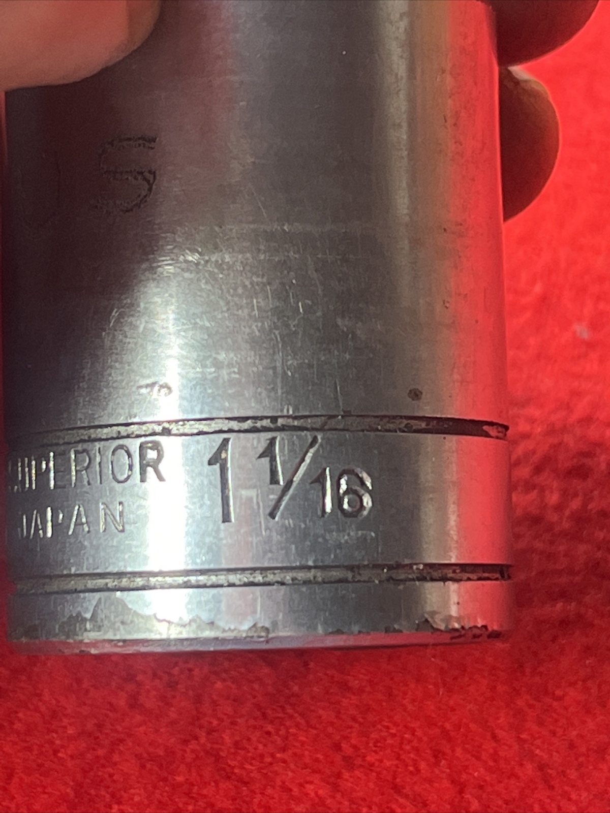 VINTAGE CONTINENTAL AMERICAN SOCKET, 1-1/16″, 1/2″ DRIVE, 12 POINT – JAPAN (t80)
