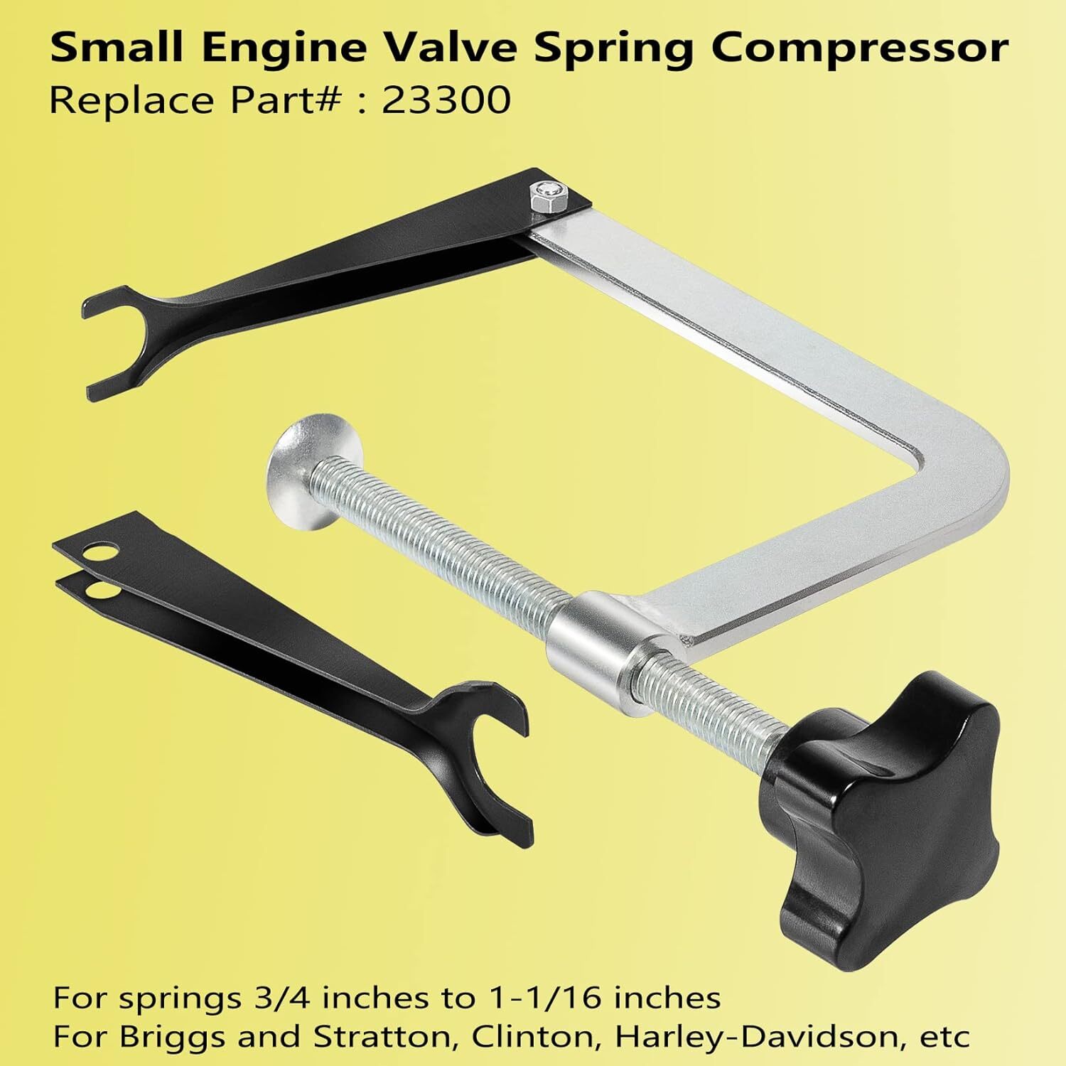 23300 Small Engine Valve Spring Compressor for Springs 3/4in to 1-1/16 Inches