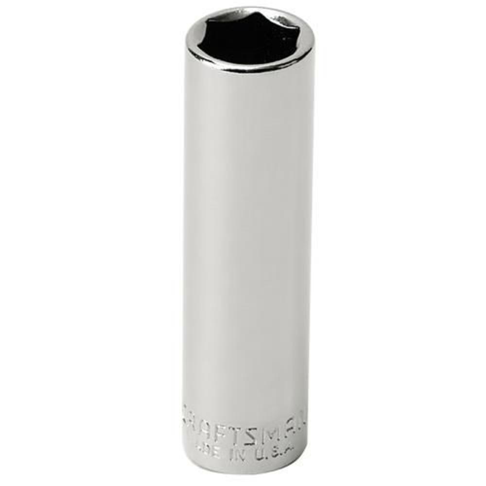 Craftsman 6 pt 3/8″ Drive Standard Metric SAE Inch DEEP socket CHOOSE SIZE
