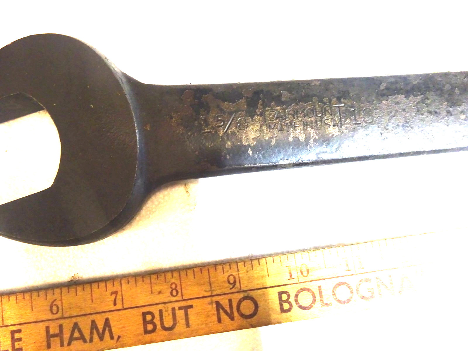 USA MADE HEAVY DUTY FAIRMOUNT WRENCH 1-5/8” 7/8″ THICK 15” LONG