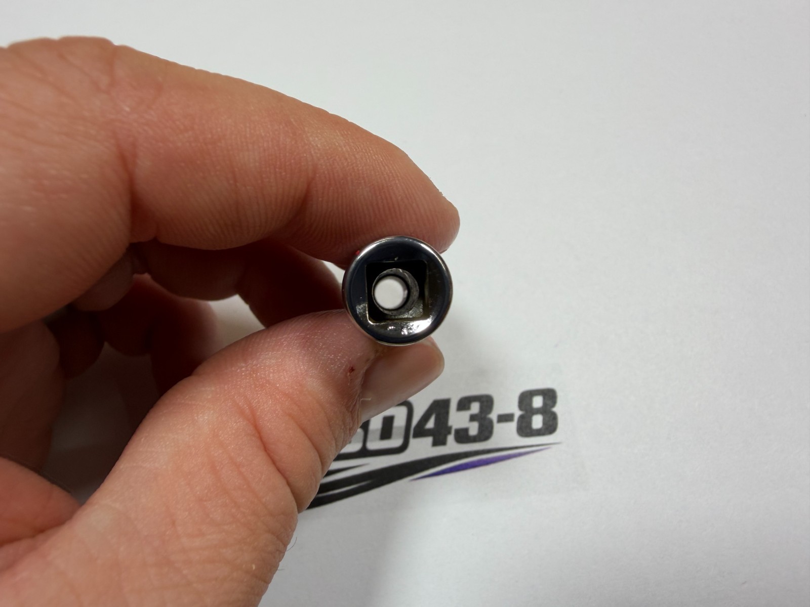 Snap-On Tools USA NEW 1/4″ Drive 5.5mm Metric 6pt Deep Chrome Socket STMM5.5